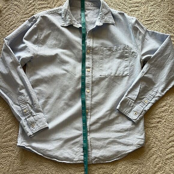 Zara STRIPED OXFORD SHIRT size 14 - Picture 12 of 13